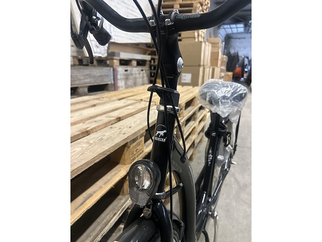 Damesfiets hoogte 50 7 versnellingen pointer, step-in mama, diamant black - afbeelding 2 van  11