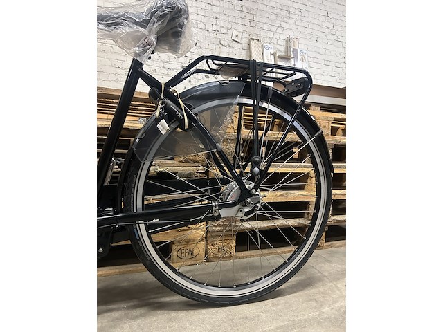 Damesfiets hoogte 50 7 versnellingen pointer, step-in mama, diamant black - afbeelding 4 van  11