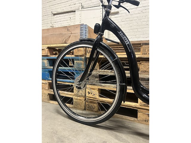 Damesfiets hoogte 50 7 versnellingen pointer, step-in mama, diamant black - afbeelding 5 van  11