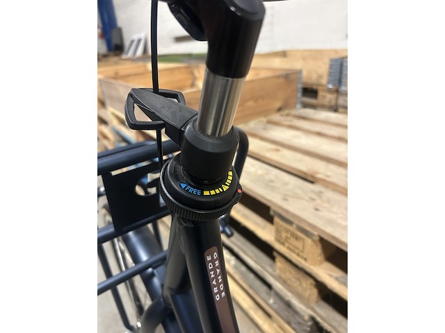 Damesfiets hoogte 51 3 versnellingen pointer, grande plus, denim matte - afbeelding 3 van  12