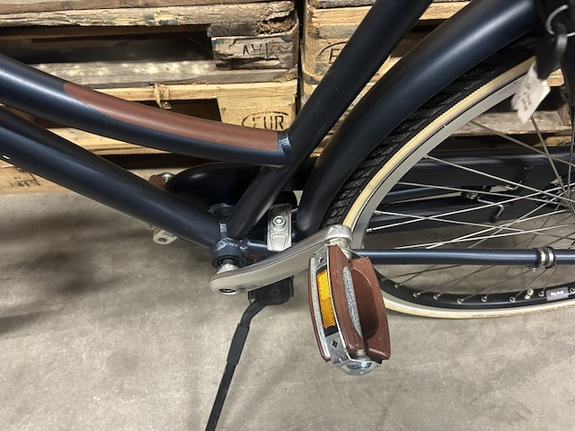 Damesfiets hoogte 51 3 versnellingen pointer, grande plus, denim matte - afbeelding 8 van  12