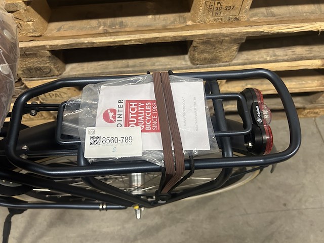 Damesfiets hoogte 51 3 versnellingen pointer, grande plus, denim matte - afbeelding 9 van  12