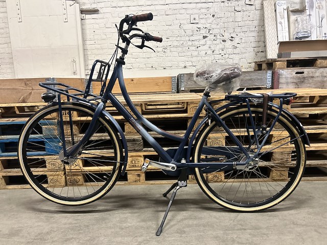 Damesfiets hoogte 51 3 versnellingen pointer, grande plus, stonewash blue - afbeelding 1 van  12