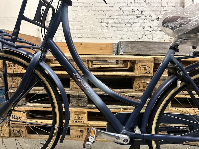 Damesfiets hoogte 51 3 versnellingen pointer, grande plus, stonewash blue - afbeelding 7 van  12