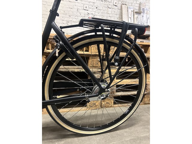 Damesfiets hoogte 53 3 versnellingen pointer, solara, mat zwart - afbeelding 7 van  14