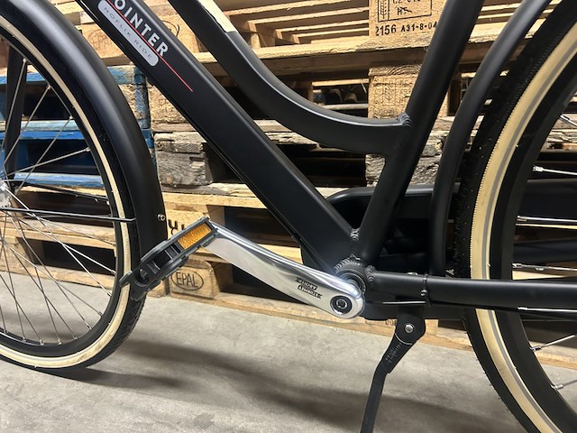 Damesfiets hoogte 53 3 versnellingen pointer, solara, mat zwart - afbeelding 9 van  14