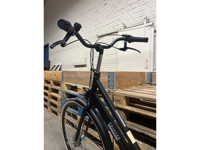 Damesfiets hoogte 53 3 versnellingen pointer, solara, mat zwart - afbeelding 11 van  14