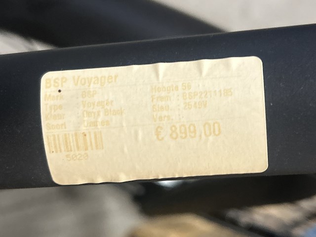 Damesfiets hoogte 56 7 versnellingen bsp, voyager, onyx black - afbeelding 2 van  10