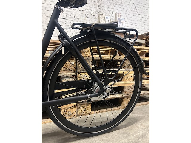Damesfiets hoogte 56 7 versnellingen bsp, voyager, onyx black - afbeelding 3 van  10