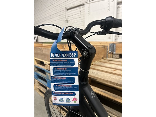 Damesfiets hoogte 56 7 versnellingen bsp, voyager, onyx black - afbeelding 9 van  10