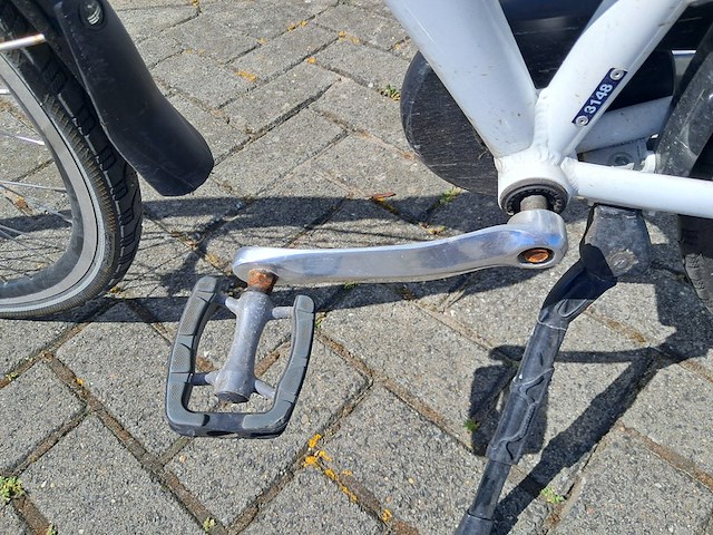 Damesfiets, wit - afbeelding 3 van  14