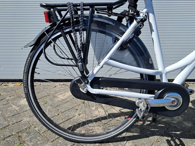Damesfiets, wit - afbeelding 11 van  14