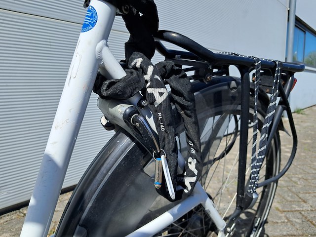 Damesfiets, wit - afbeelding 14 van  14