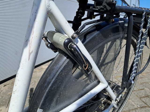Damesfiets, wit - afbeelding 6 van  14