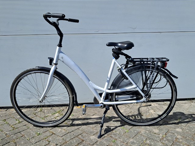 Damesfiets, wit - afbeelding 7 van  14