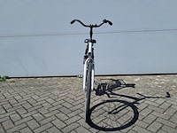 Damesfiets, wit - afbeelding 8 van  14