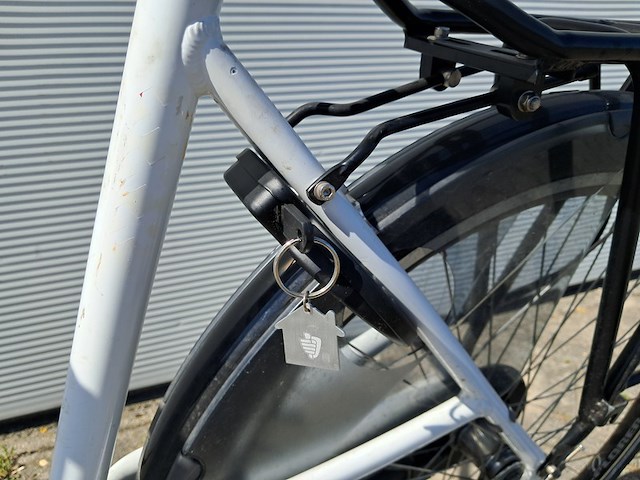 Damesfiets, wit - afbeelding 4 van  14
