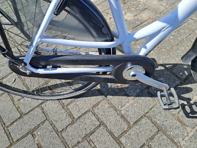 Damesfiets, wit - afbeelding 12 van  14