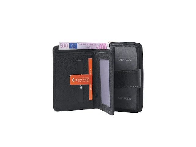 Damesportemonnee dr amsterdam, black - afbeelding 3 van  5