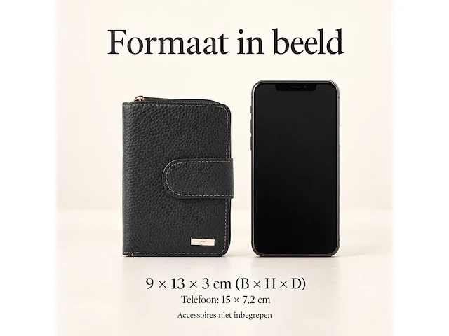 Damesportemonnee dr amsterdam, black - afbeelding 5 van  5