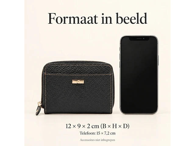 Damesportemonnee dr amsterdam, black - afbeelding 5 van  5