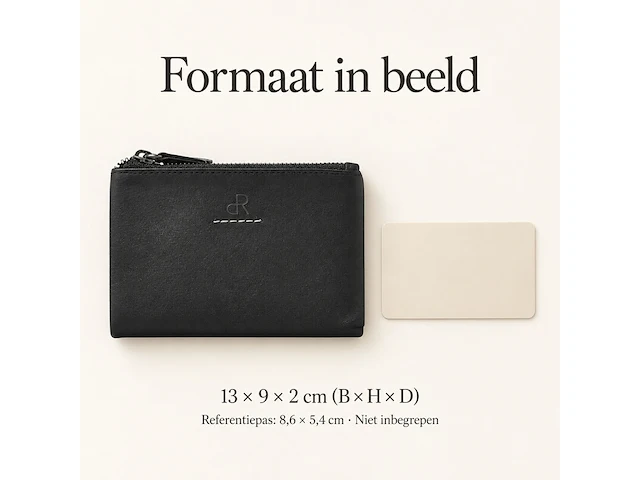 Damesportemonnee dr amsterdam, black - afbeelding 5 van  5