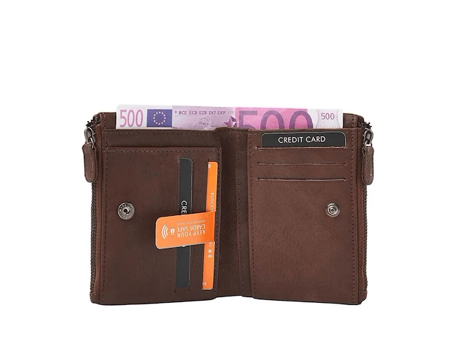 Damesportemonnee dr amsterdam, brown - afbeelding 3 van  5