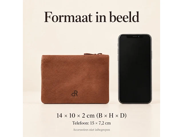 Damesportemonnee dr amsterdam, chestnut - afbeelding 5 van  5