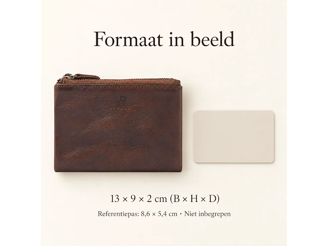 Damesportemonnee dr amsterdam, chestnut - afbeelding 5 van  5
