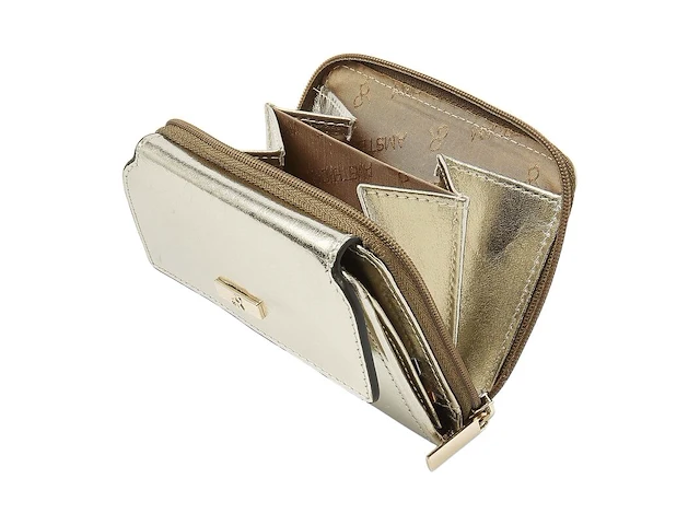 Damesportemonnee dr amsterdam, light gold - afbeelding 4 van  5