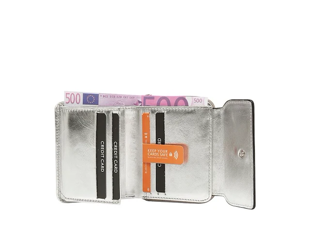 Damesportemonnee dr amsterdam, silver - afbeelding 3 van  5