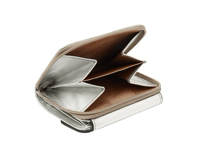 Damesportemonnee dr amsterdam, silver - afbeelding 4 van  5