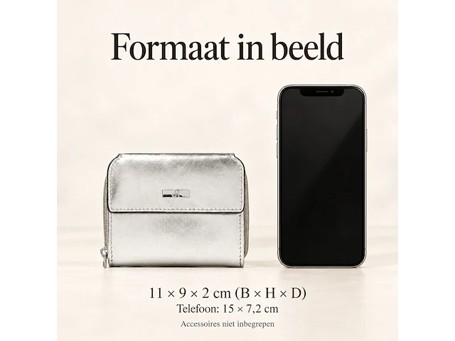 Damesportemonnee dr amsterdam, silver - afbeelding 5 van  5