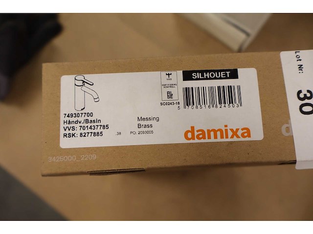 Damixa - silhouet - - wastafelmengkraan - afbeelding 3 van  8