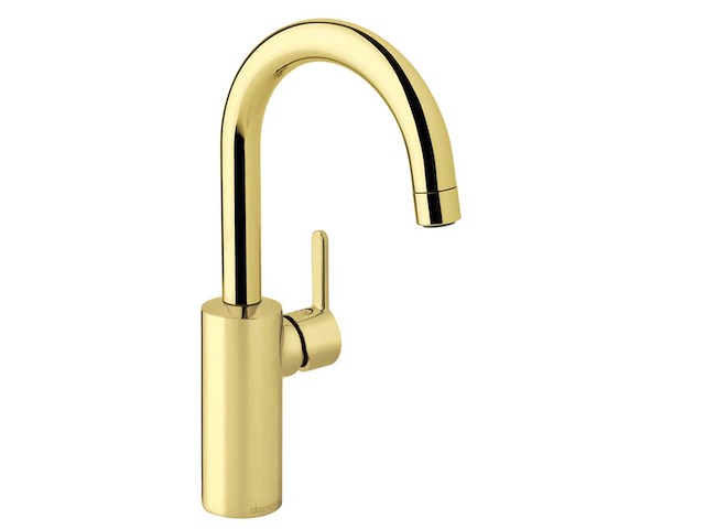 Damixa - silhouet - wastafelmengkraan messing pvd - afbeelding 1 van  1