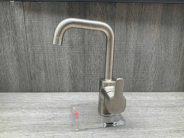 Damixa pine wastafelkraan rvs 25cm - afbeelding 3 van  6