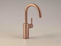 Damixa silhouet wastafelkraan brushed copper 29,5cm - afbeelding 1 van  6