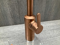 Damixa silhouet wastafelkraan brushed copper 29,5cm - afbeelding 6 van  6