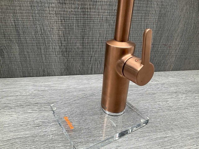 Damixa silhouet wastafelkraan brushed copper 29,5cm - afbeelding 5 van  6