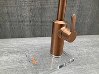 Damixa silhouet wastafelkraan brushed copper 29,5cm - afbeelding 5 van  6
