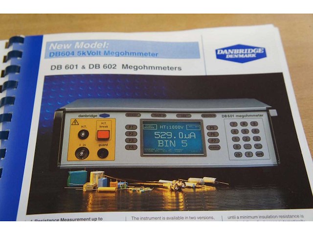 Danbridge - db 601 - megohmmeter - afbeelding 3 van  4