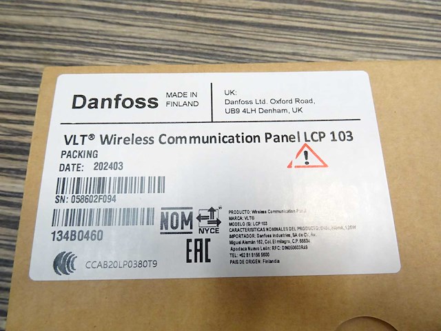 Danfoss - lcp 103 - wireless communication panel (11x) - afbeelding 3 van  3