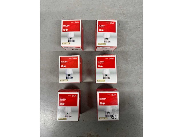 Danfoss - ra/v 2960 013g2960 - thermostatisch regelelement/thermostaatkop 34 mm - afbeelding 1 van  1