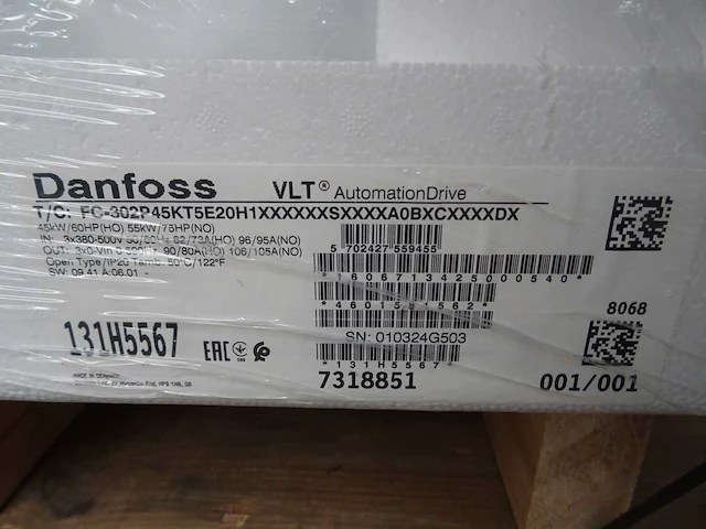 Danfoss - vlt automationdrive - fc-302p45kt5e20h1xxxxxxsxxxxa0bxcxxxxdx - frequentieregelaar - afbeelding 3 van  3