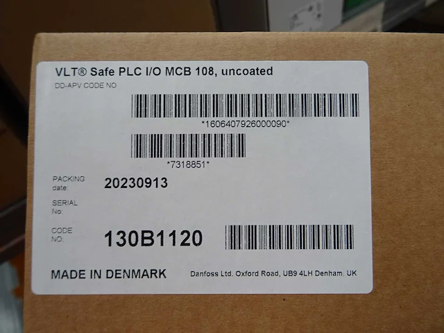 Danfoss - vlt safe plc i/o mcb 108, uncoated - connection converter (5x) - afbeelding 2 van  2