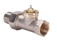 Danfoss 013u0017 radiatorafsluiter thermostatisch rav recht 1/2” (2x) - afbeelding 1 van  3