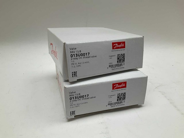 Danfoss 013u0017 radiatorafsluiter thermostatisch rav recht 1/2” (2x) - afbeelding 2 van  3