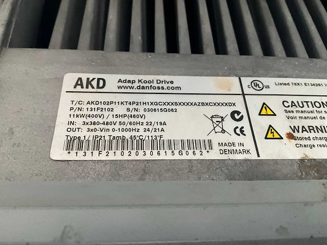 Danfoss adap-kool akd102p11 frequentieregelaar - afbeelding 5 van  5