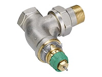 Danfoss dynamic valve 013g7723 thermostatische radiatorkraan haaks 1/2 - afbeelding 1 van  3