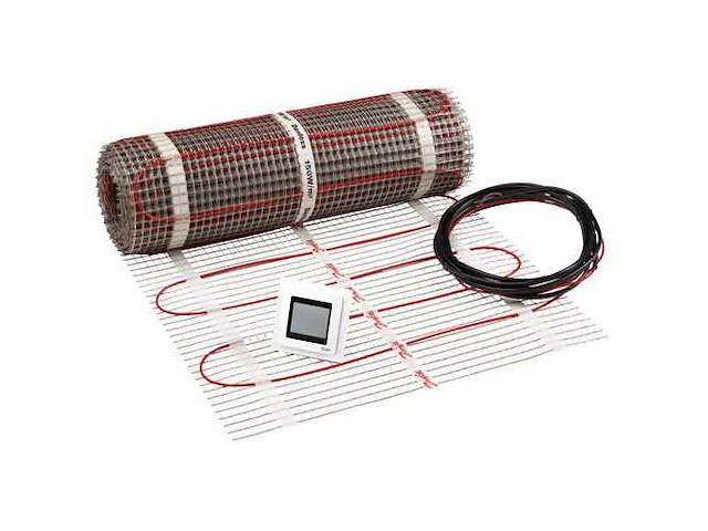 Danfoss efti 150/7 elektrische vloerverwarmingsset 7m2 1050 watt inclusief ectemp touch thermostaat - afbeelding 2 van  5